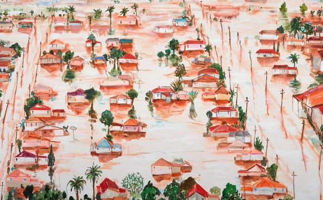 Geoff Harvey

_Lismore Flood_
90.2x145.2cm watercolour pigment with acrylic binder on canvas

2022 Wynne Prize Finalist
Art Gallery of NSW
14 May – 28 August 2022